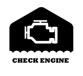 Check engine warning light